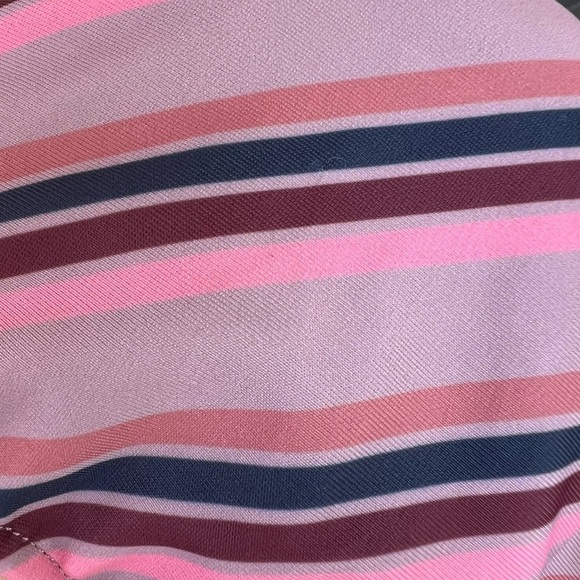 Acacia Swimwear Cannons Triangle Bikini Top That 70s Retro Stripe Fringe Large - Picture 7 of 10